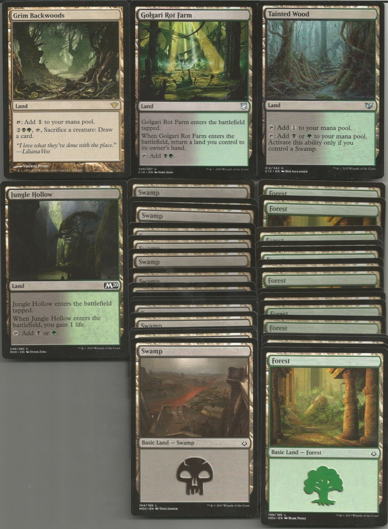 Commander Fungus Deck Custom MTG Magic the Gathering Etsy