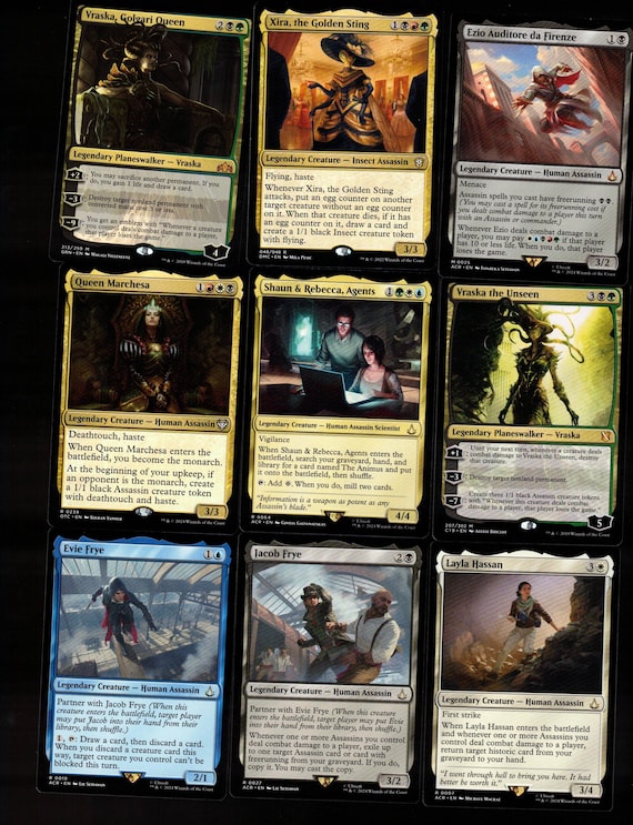 assassin deck mtg commander Ezio Auditore da Firenze ASSASSINS Magic Custom How Fun Are The Assassin's
