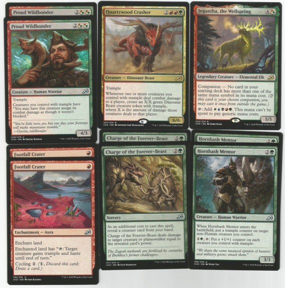 Ikoria Green/red Tramplers - 60 Card Ready to Play Deck - Fun - Magic MTG -  Etsy Israel