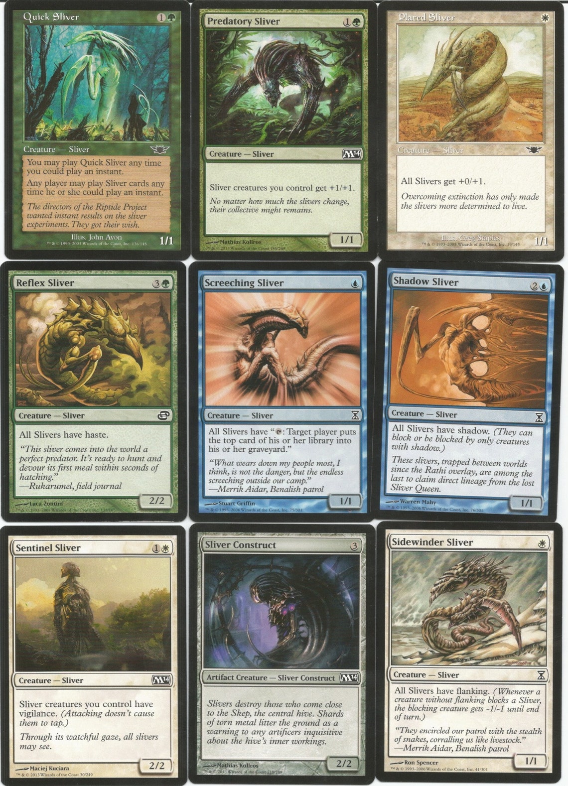 CommanderSliver Deck The First Sliver EDH100 Card MTG Etsy