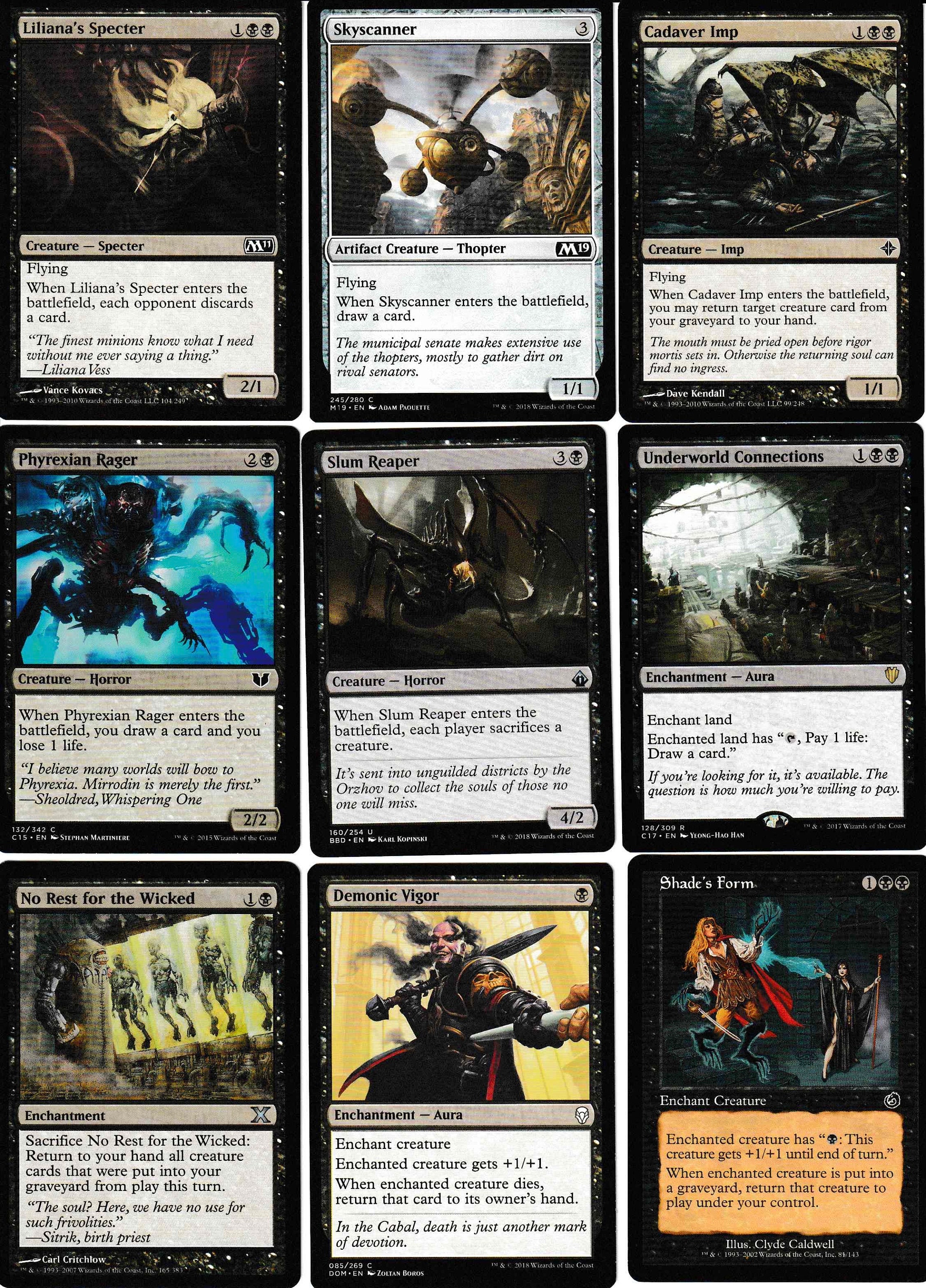 Mtg Commander Edh Deck Gonti Lord Of Luxury 100 Cards Custom Etsy