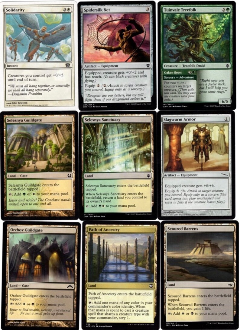Treefolk Commander Doran's Army-treefolk-100 Card Commander Deck-mtg-magic the Gathering ...
