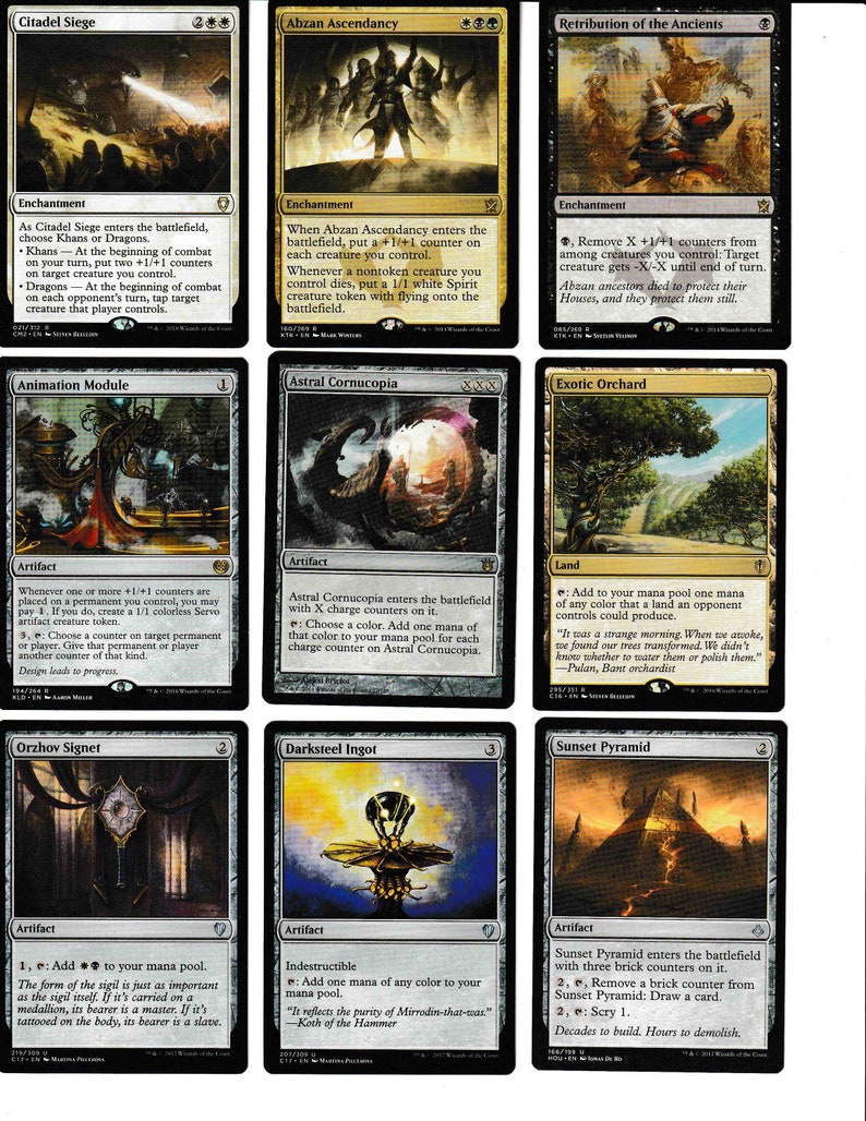 Atraxa Praetors' Voice Custom Commander Deck EDH Mtg Etsy