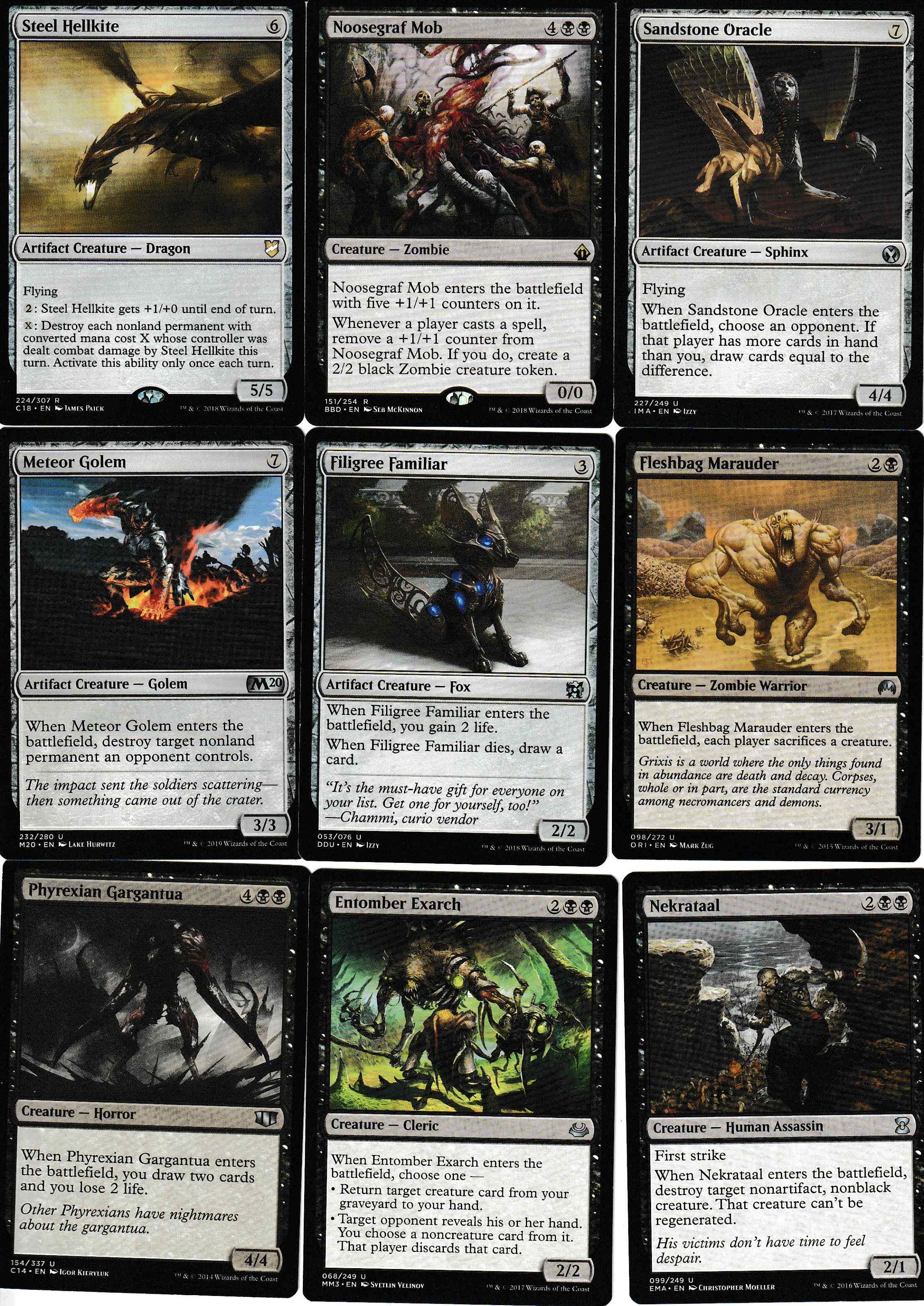 MTG Commander Edh Deck Gonti Lord of Luxury 100 Cards Custom Etsy