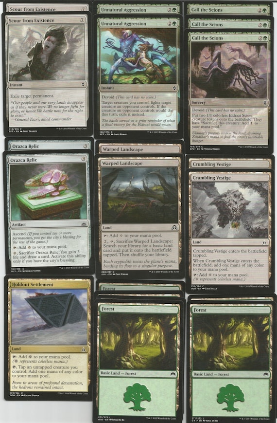 Discard Rack Mono Black Deck Mind Shatter MTG Magic Gathering 60