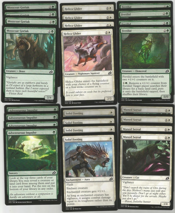 Ikoria Green/white Wild Cats - 60 Card Ready to Play Deck - Fun - Magic MTG - Etsy Ikoria Green/white Wild Cats - 60 Card Ready to Play Deck - Fun - Magic MTG - Etsy