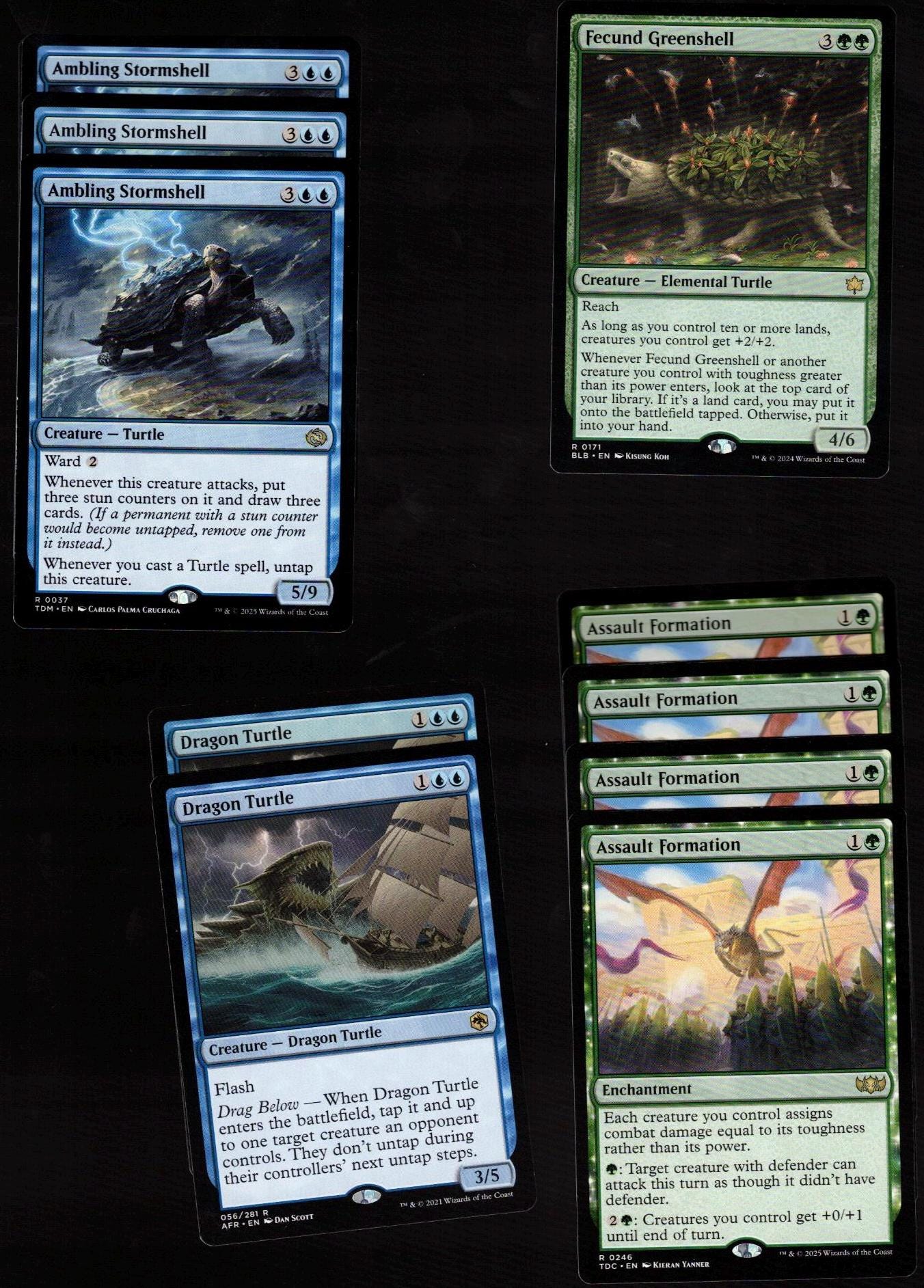 Turtles!-mtg-magic the Gathering 60 Card Deck-rares-mythics-ready to  Play-casual - Etsy