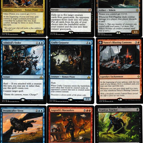 Pirates, Admiral Beckett Brass EDH Custom Commander Deck Mtg Magic 100  Cards - Etsy