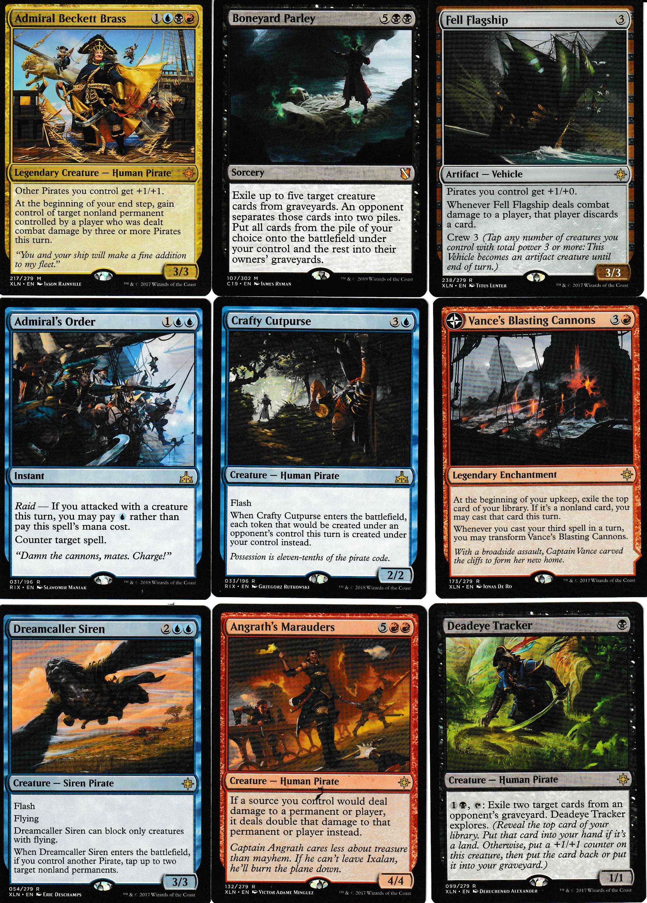 pirate deck mtg commander Pirate Commander Deck - Grixis - Custom Built - Elite - MTG - EDH