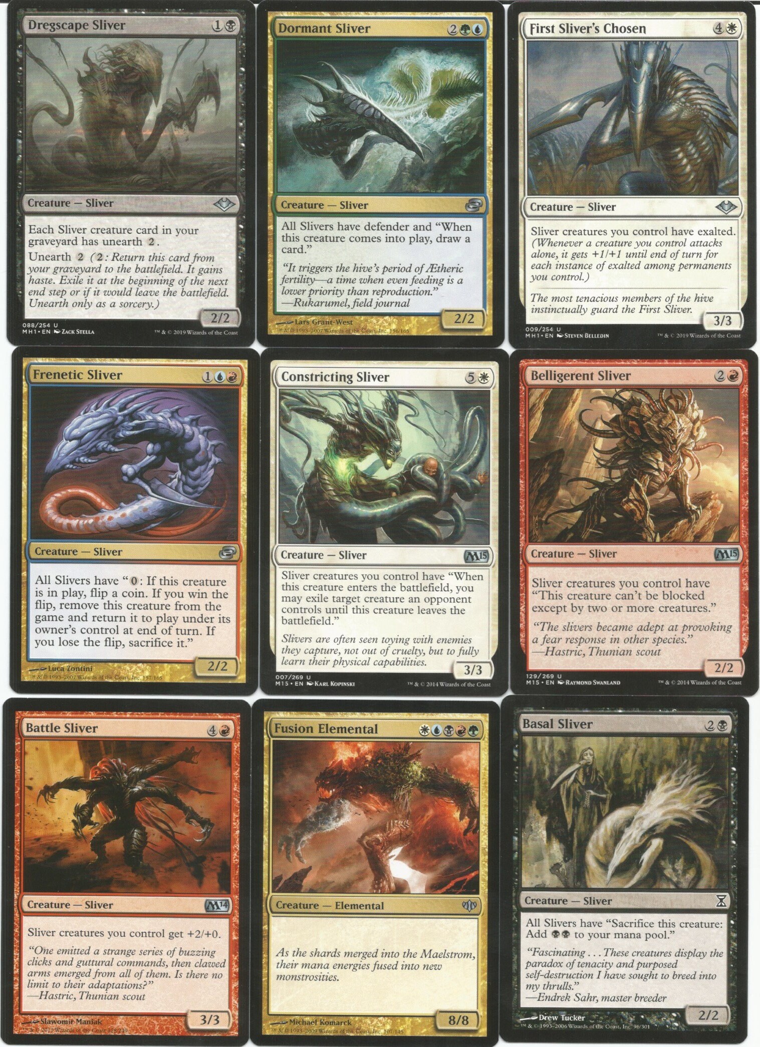 Commandersliver Deck the First Sliver EDH100 Card MTG Etsy Canada