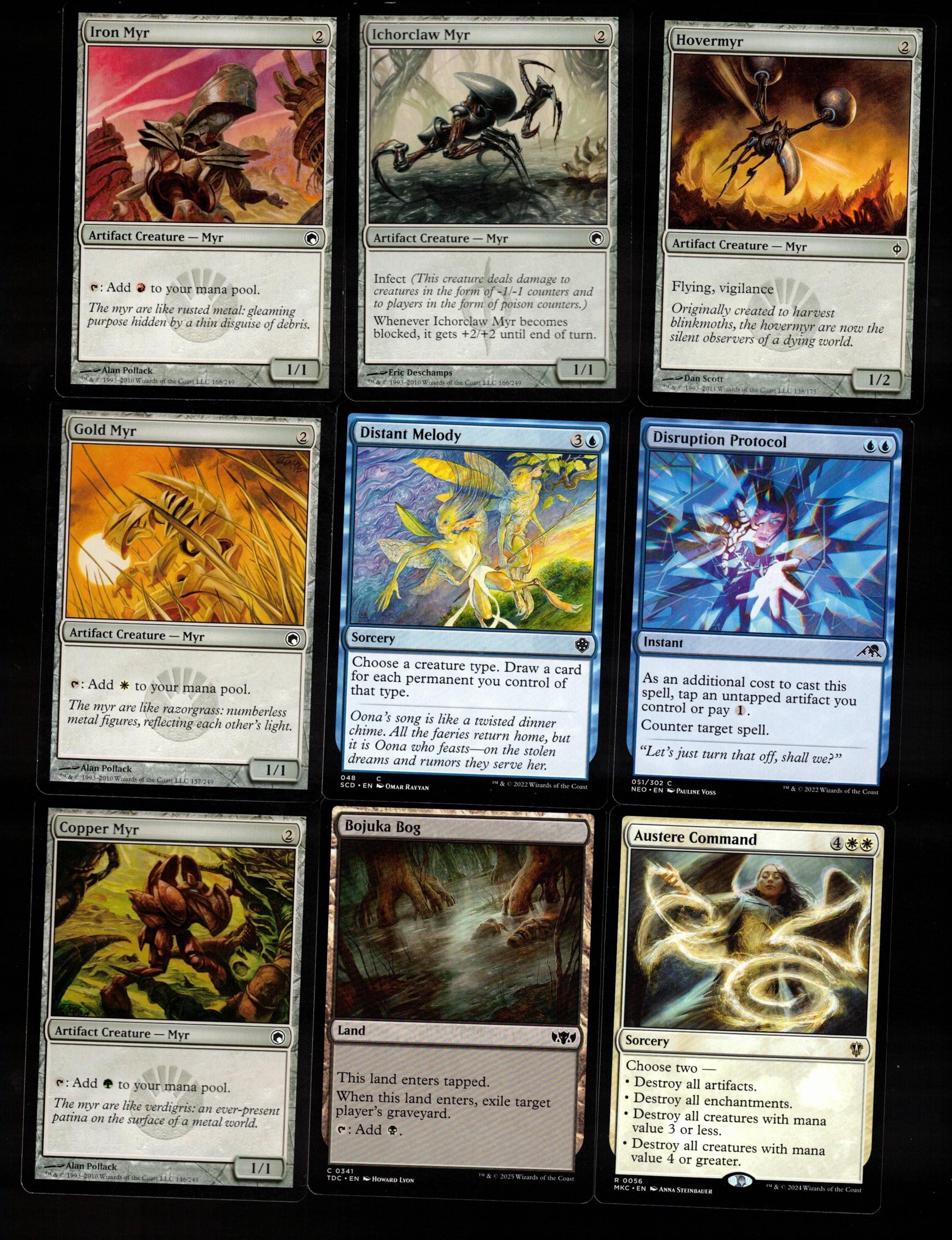 mtg myr commander deck Amazon.com: Commander Urtet Myr Artifact Deck - 5 Color - EDH - Urtet, Remnant of Memnarch - 100 Card - Custom Magic The Gathering Deck