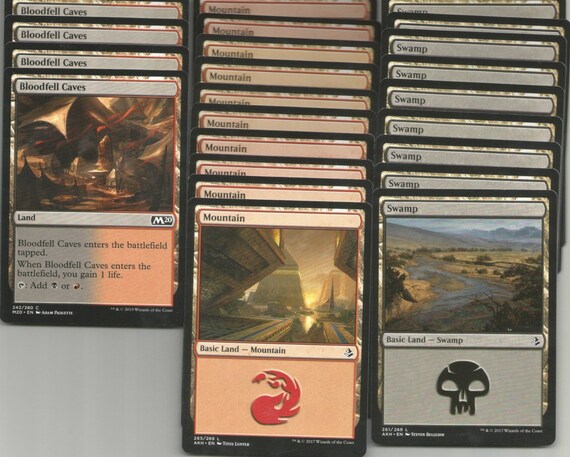 60 Card Deck - Black Red ELDRAZI - Ready to Play - Rare Cards