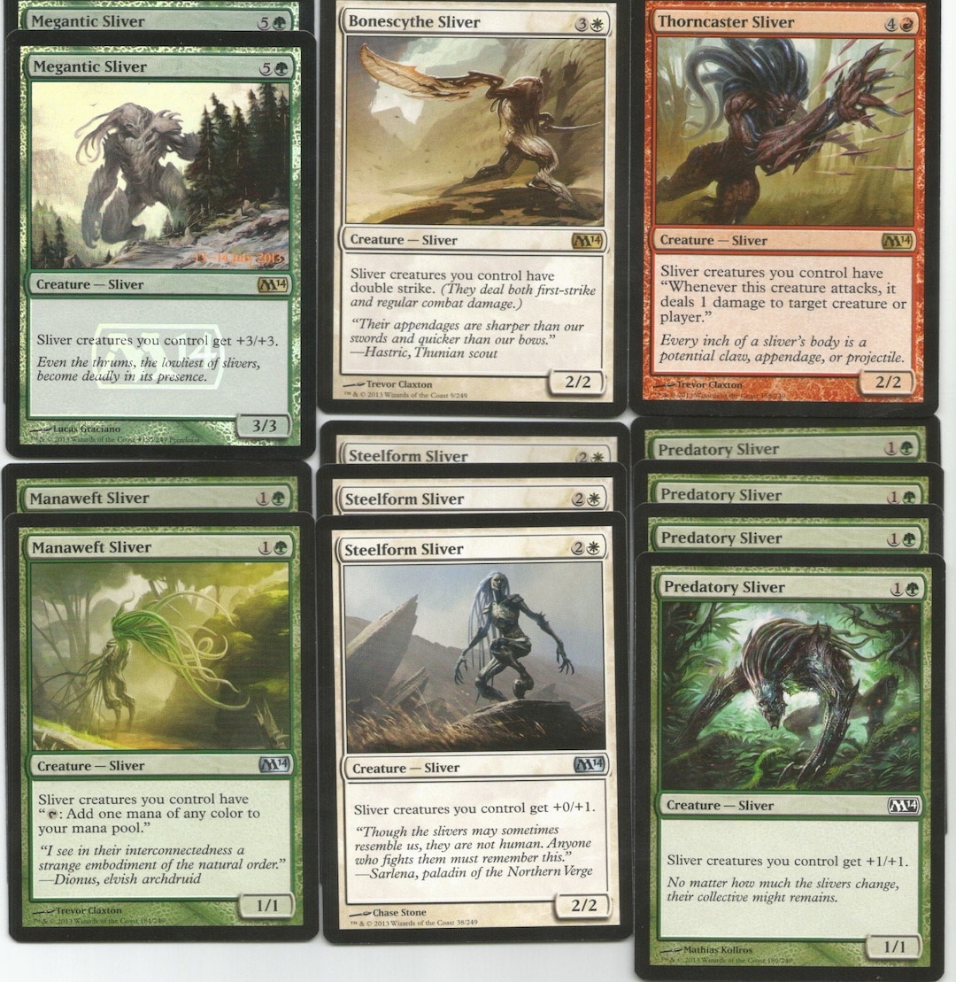 マジック：ザ・ギャザリング MTG commander Slivers deck (100 cards) ULTIMATE SLIVERS-100 Card Magic the Gathering Commander Deck