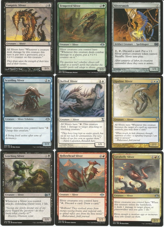 マジック：ザ・ギャザリング MTG commander Slivers deck (100 cards) ULTIMATE SLIVERS-100 Card Magic the Gathering Commander Deck
