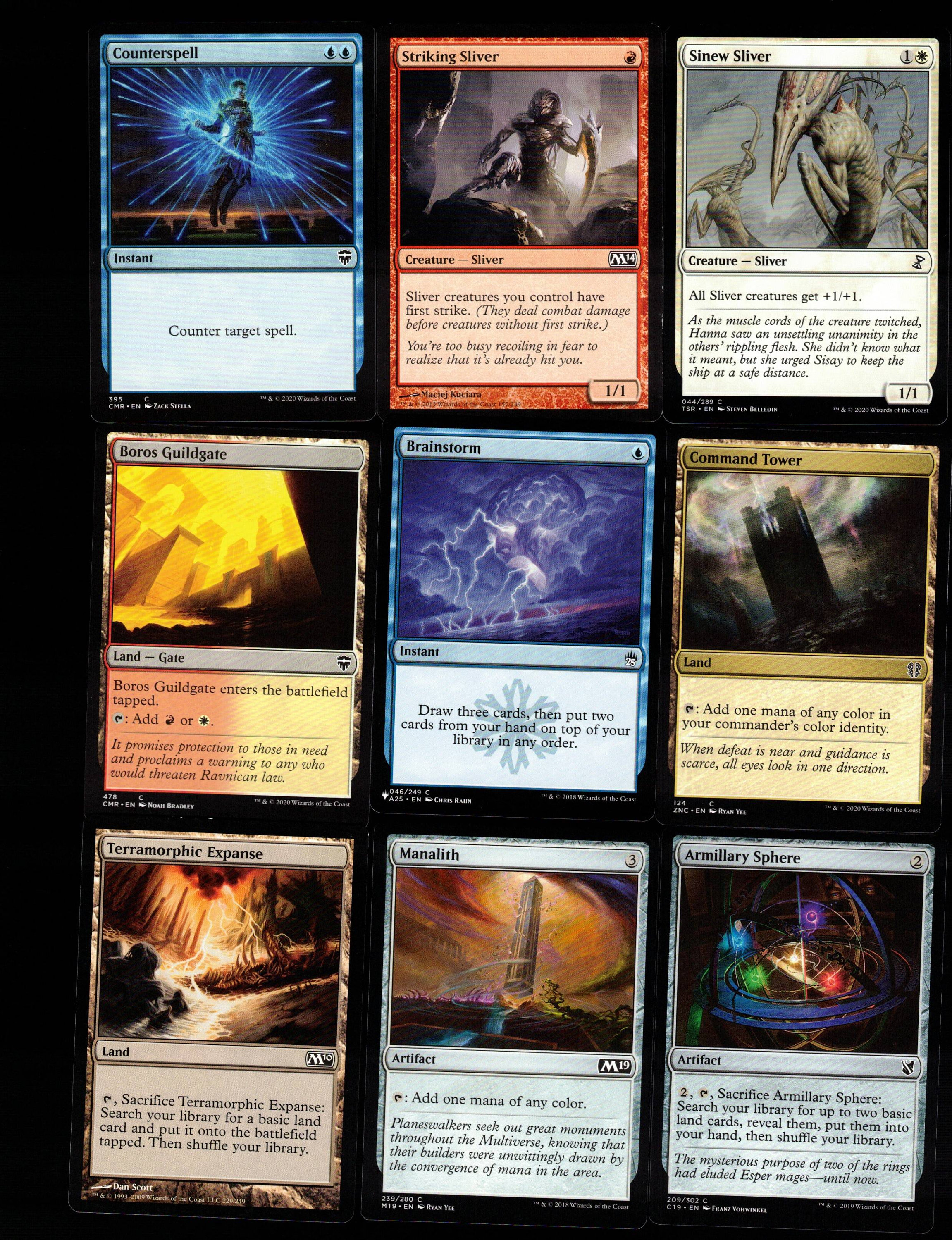 ULTIMATE SLIVERS-100 Card Magic the Gathering Commander Deck-rares