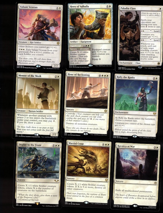 SOLDIERS!-100 Card Magic the Gathering Commander Deck-rare-mythic-mtg Ready  to Play - Etsy