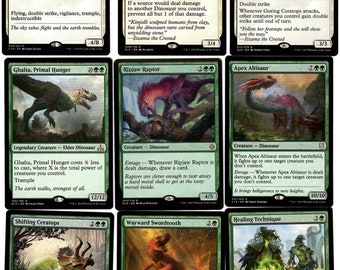 mtg new dinosaur cards Magic: The Gathering officially now has TWO dinosaur dragons! : r/magicTCG