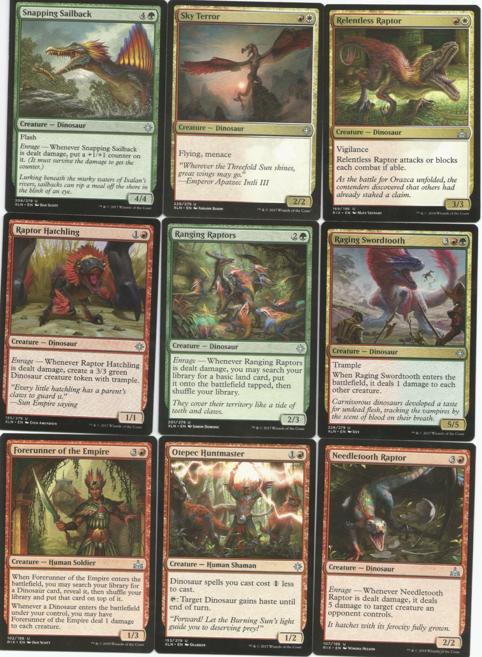 EDH Dinosaur Deck Custom MTG Magic the Gathering Commader Etsy