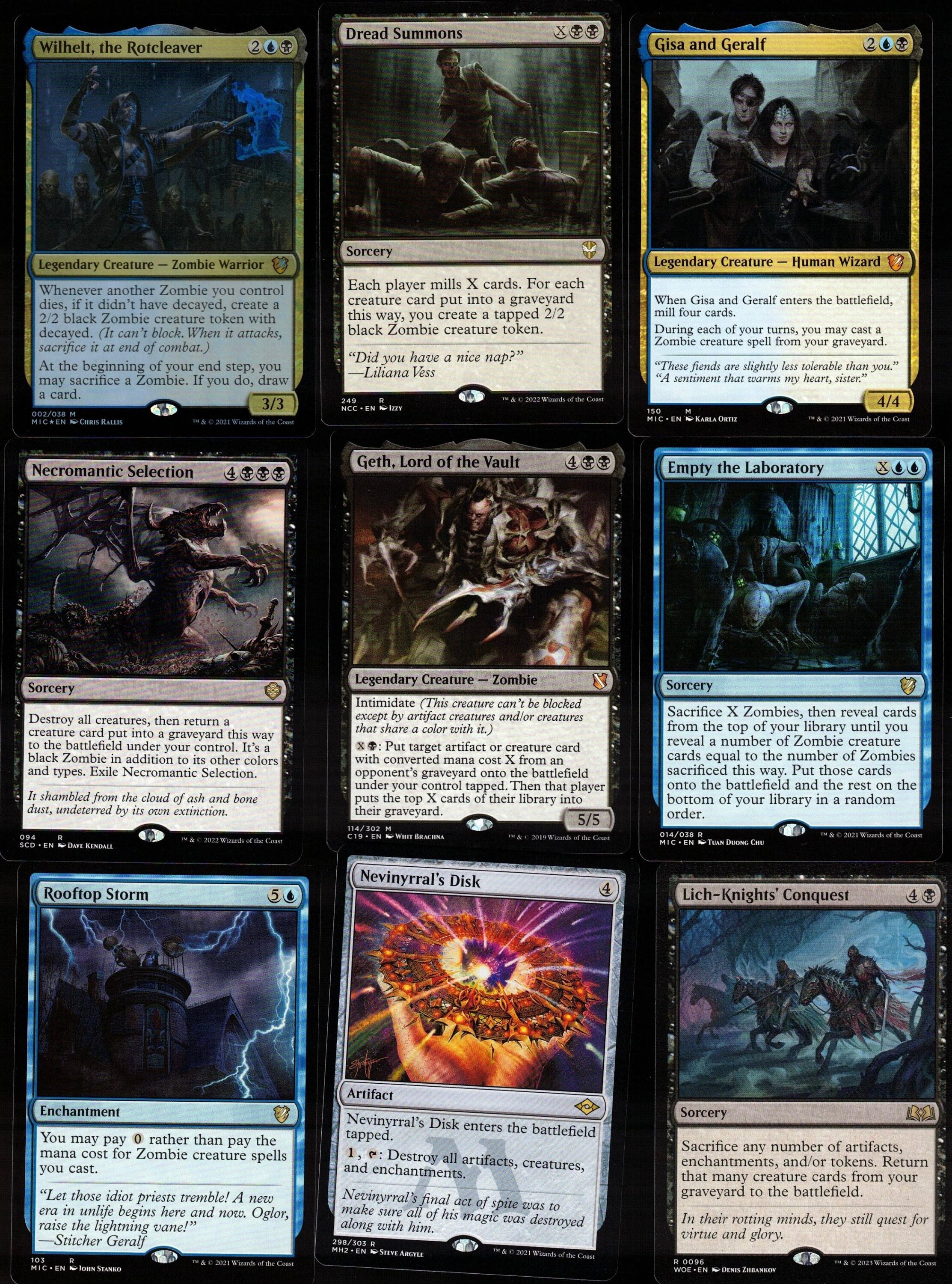 マジック：ザ・ギャザリング Ultimate Zombie EDH Deck MTG Amazon.com: 25 Magic Card Zombie Lot - 3 Rares/Mythics, 25+