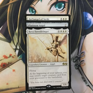 Kommandant-ANGEL DECK -REYA -Edh -Weiß-Artifact-100 Card Mtg - Bereit zu spielen-Selten-Mythisch