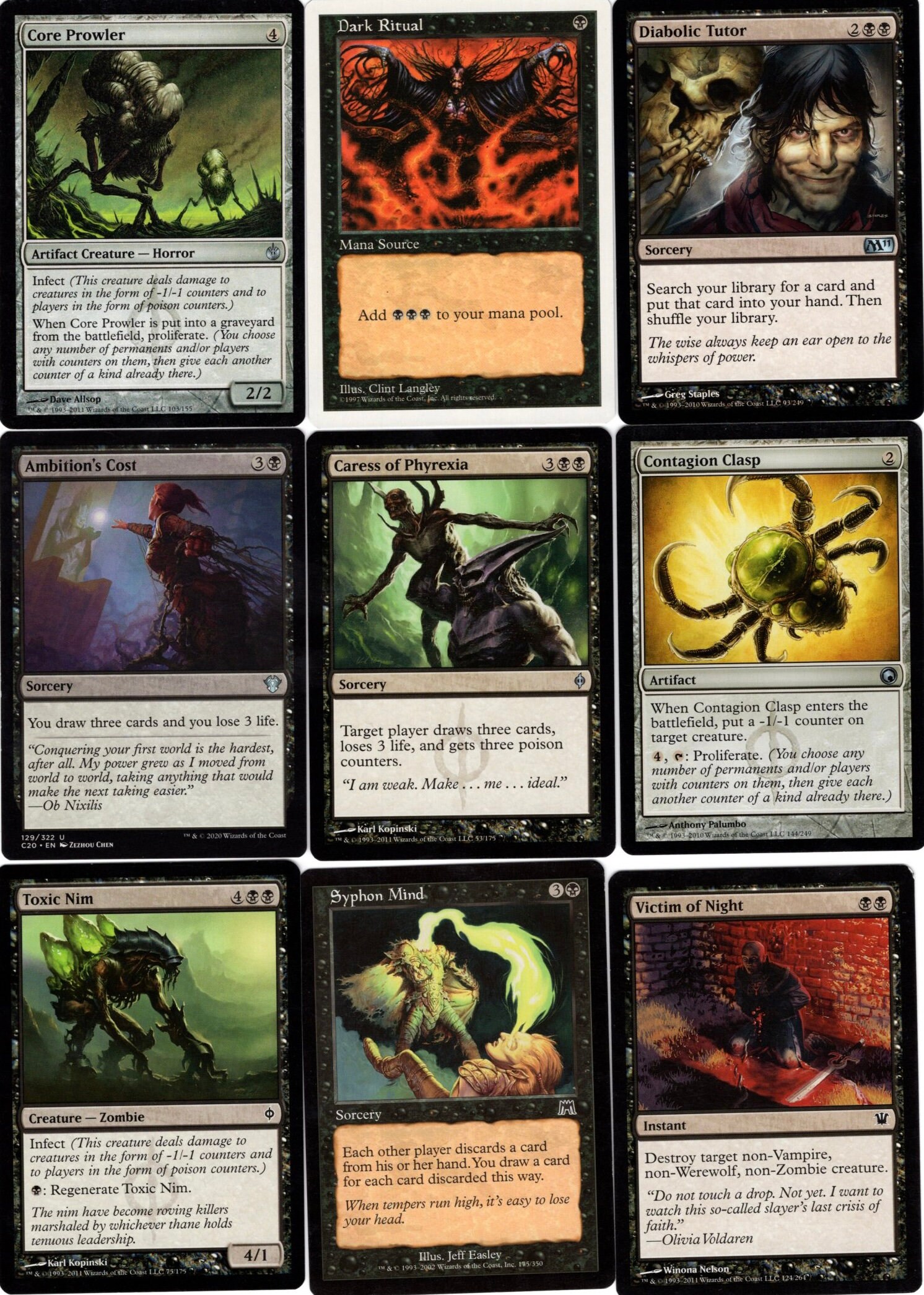 Dragon Infect100 Card Deckmtgmagic the Etsy Australia