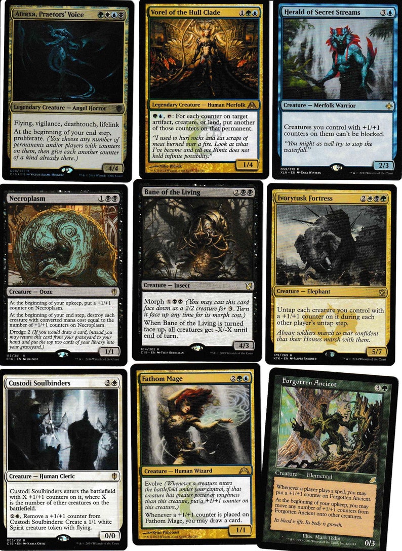 Atraxa Praetors' Voice custom Commander Deck EDH Mtg Etsy