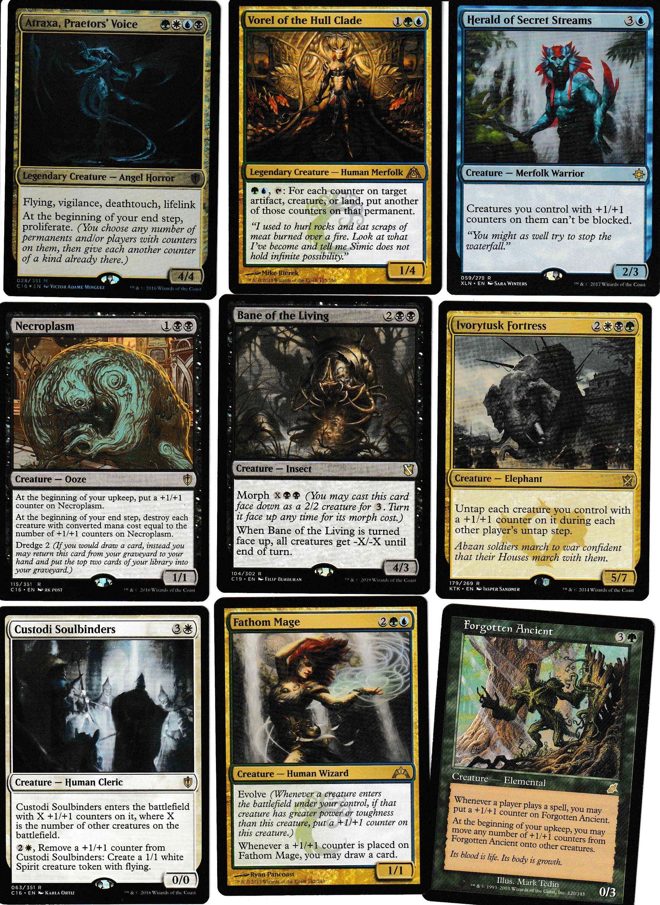 Atraxa Praetors' Voice Custom Commander Deck EDH Mtg Etsy