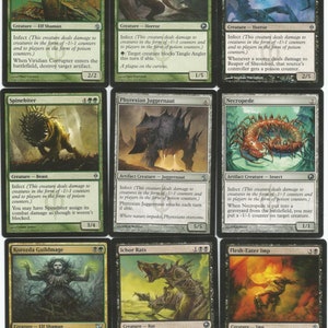 EDH Infect Deck Golgari MTG Magic the Gathering Commander Ready to Play 100 Cards image 2