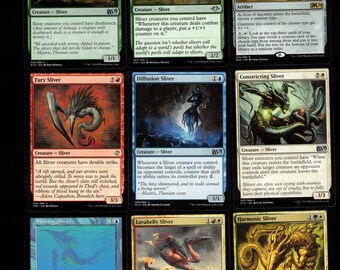 ULTIMATE SLIVERS-100 Card Magic the Gathering Commander Deck-rares