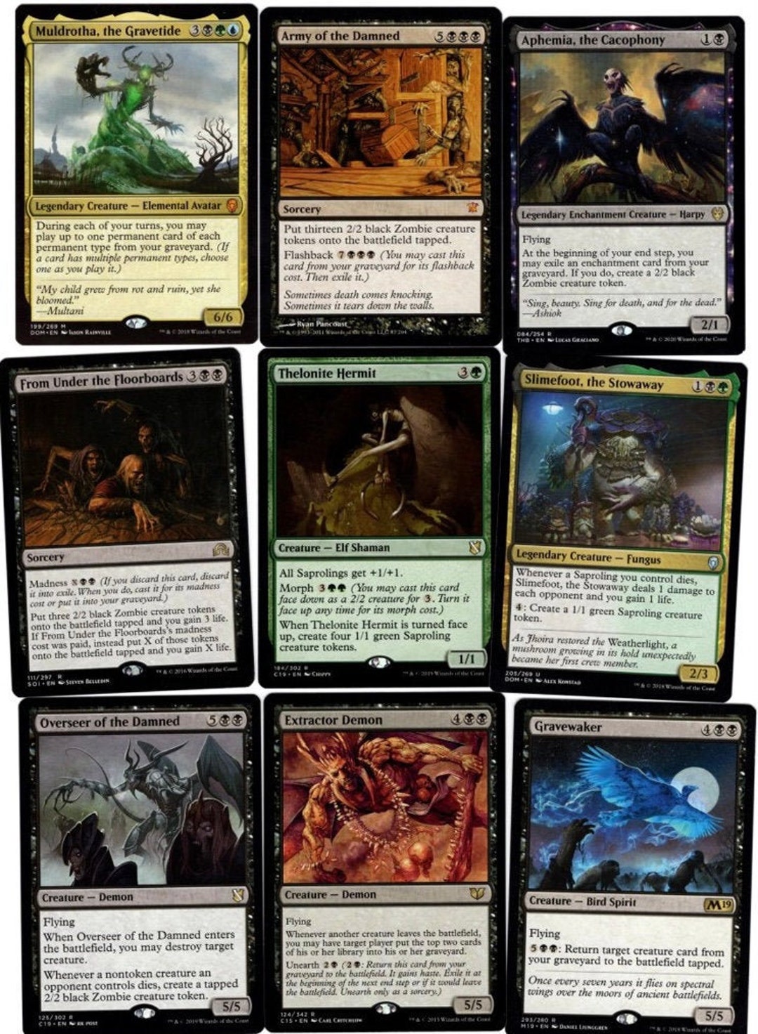 mtg muldrotha the gravetide commander deck EDH Deck Muldrotha, 100 Magic Cards Custom Deck Graveyard Sultai choose one as you play it.) Muldrotha, The Gravetide Commander Deck