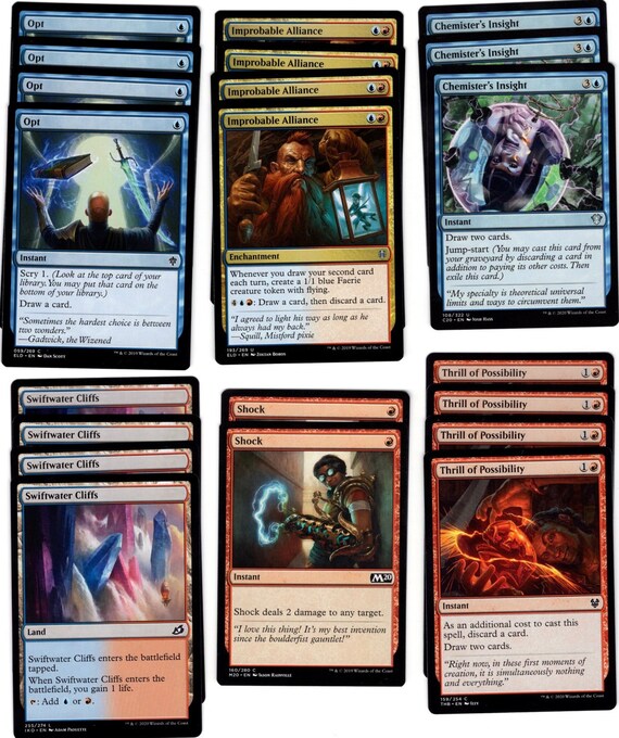 Niv-mizzet, Parun-blue/red-60 Card Deck-mtg-magic the Gathering-dragon-casual Fun Deck - Etsy Niv-mizzet, Parun-blue/red-60 Card Deck-mtg-magic the Gathering-dragon-casual Fun Deck - Etsy