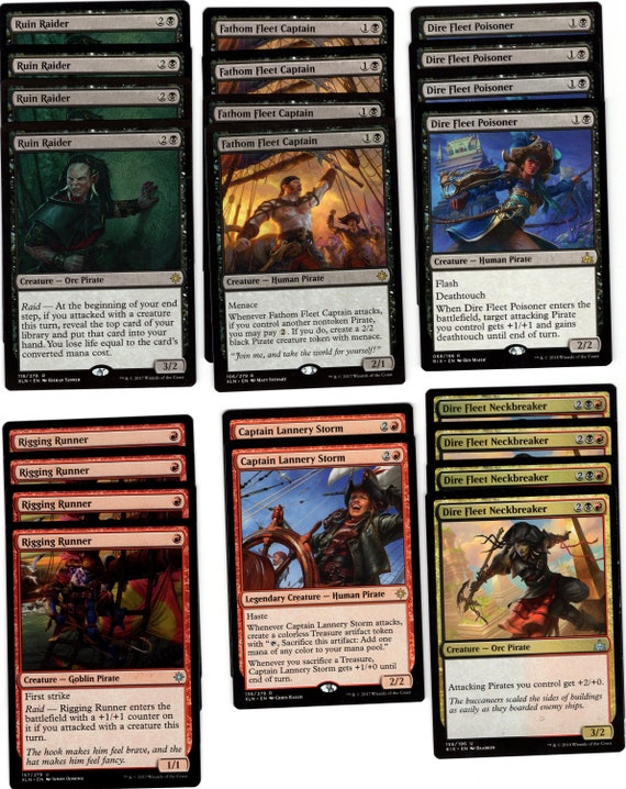 pirate commander deck mtg Amazon.com: Pirate Commander Deck - Grixis - Custom Built - Elite - MTG -  EDH main image 0