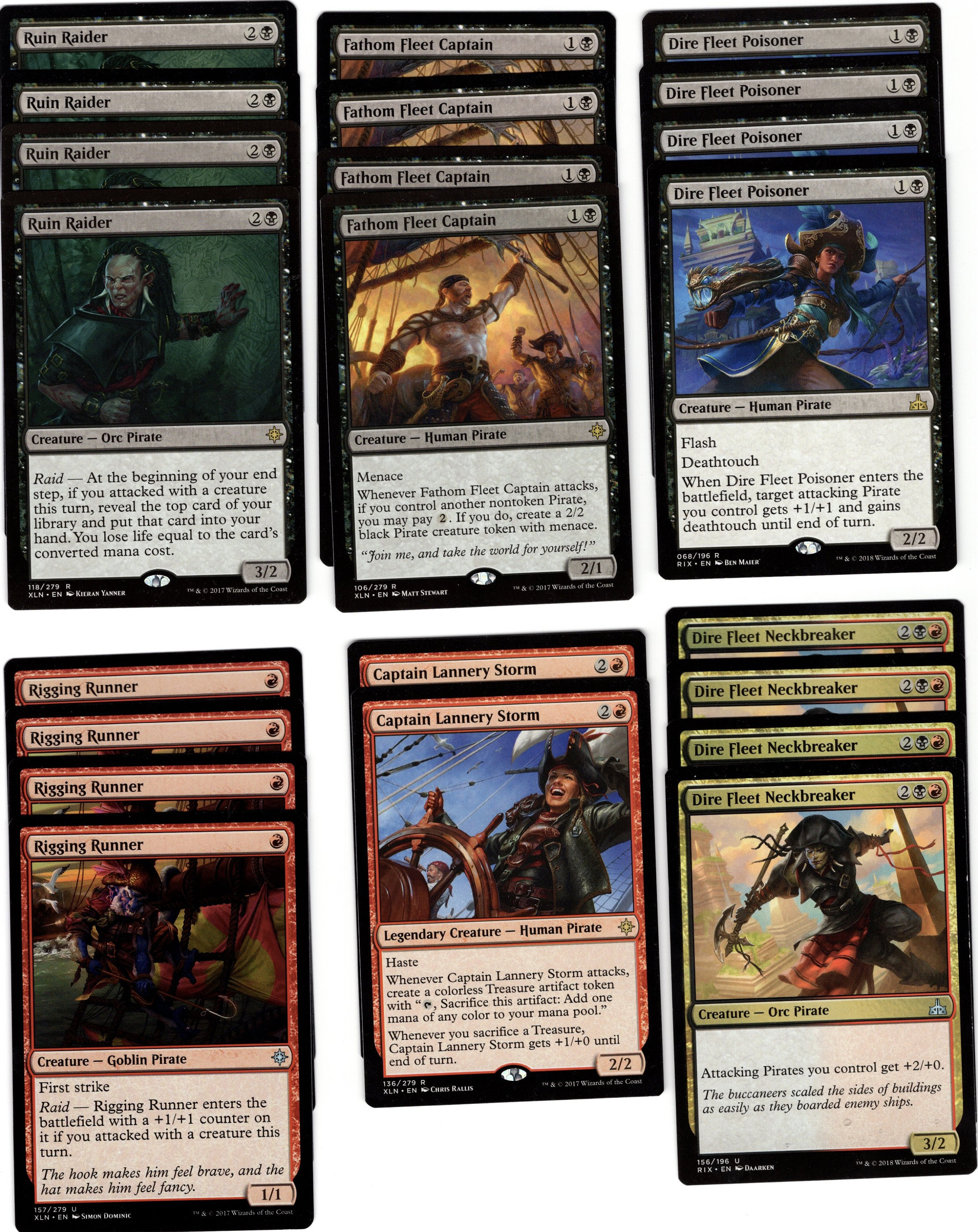 MTG 93 Card RedBlack Custom EDH Deck munimoro.gob.pe