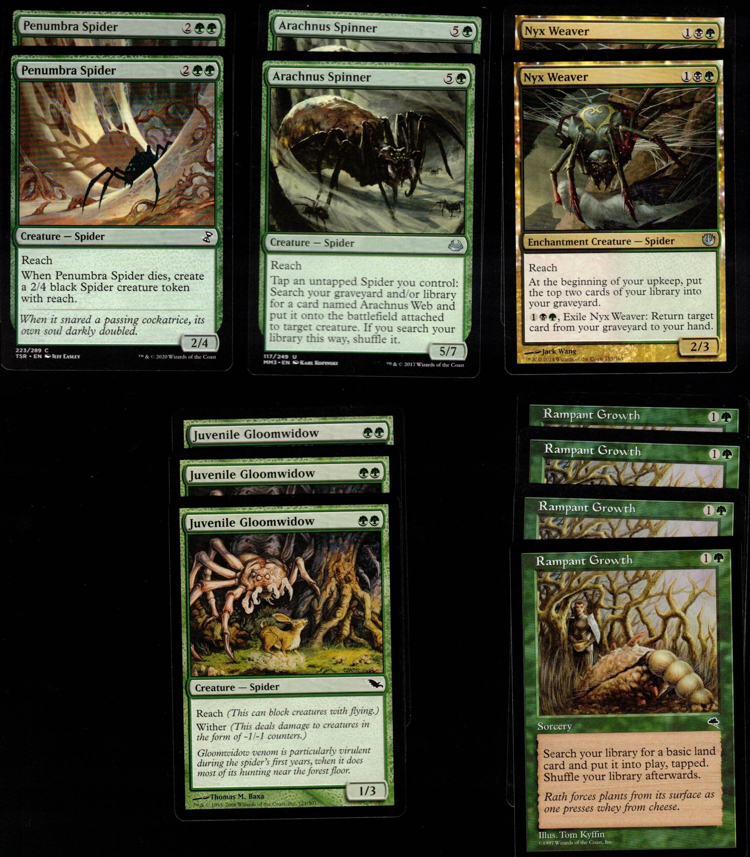 SPIDERS!-60 Card Deck-magic the Gathering-mtg-rares-mythic-shelob-ready to  Play - Etsy