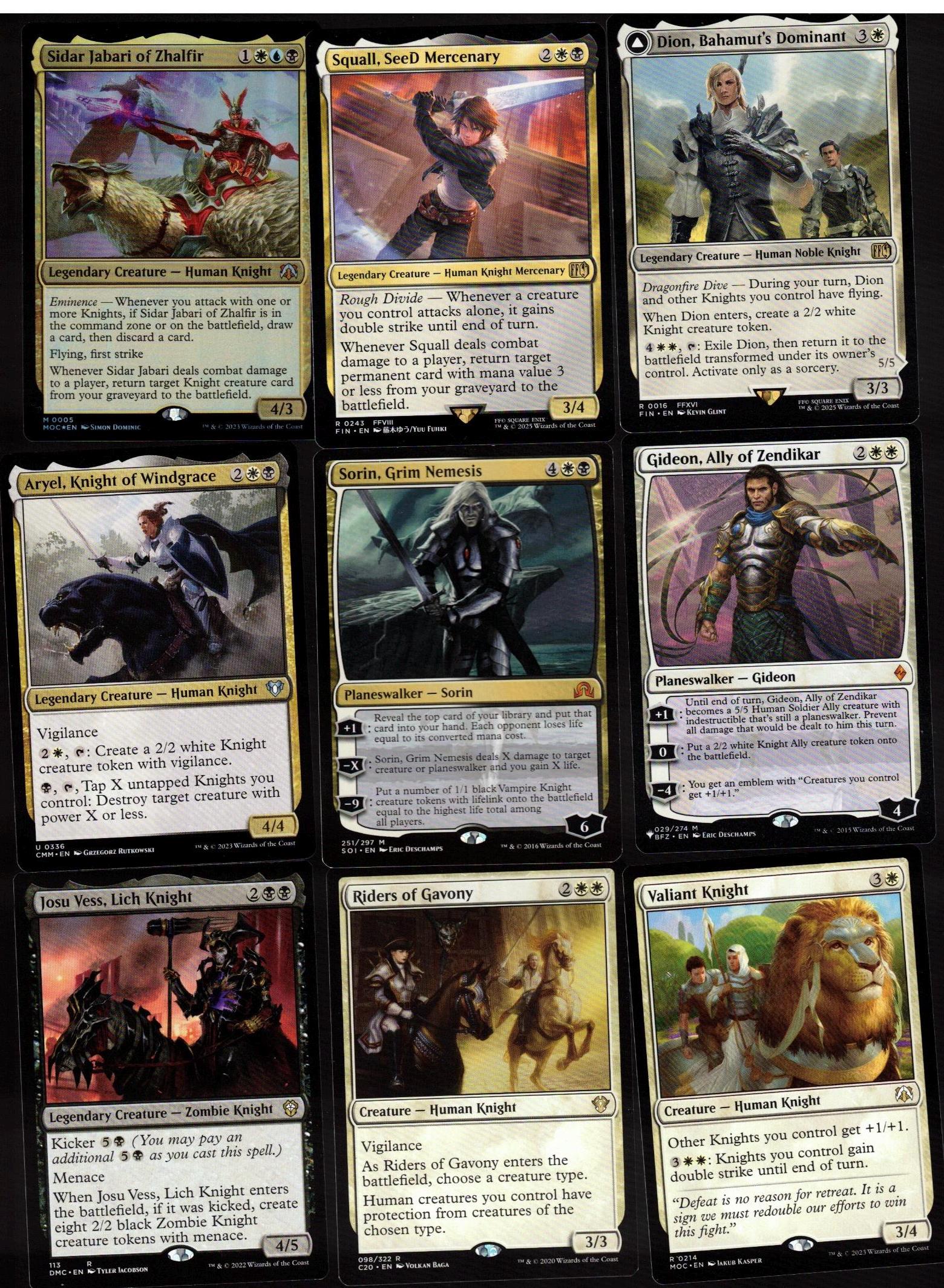 Mtg Knight Commander Deck - Etsy Mtg Knight Commander Deck - Etsy