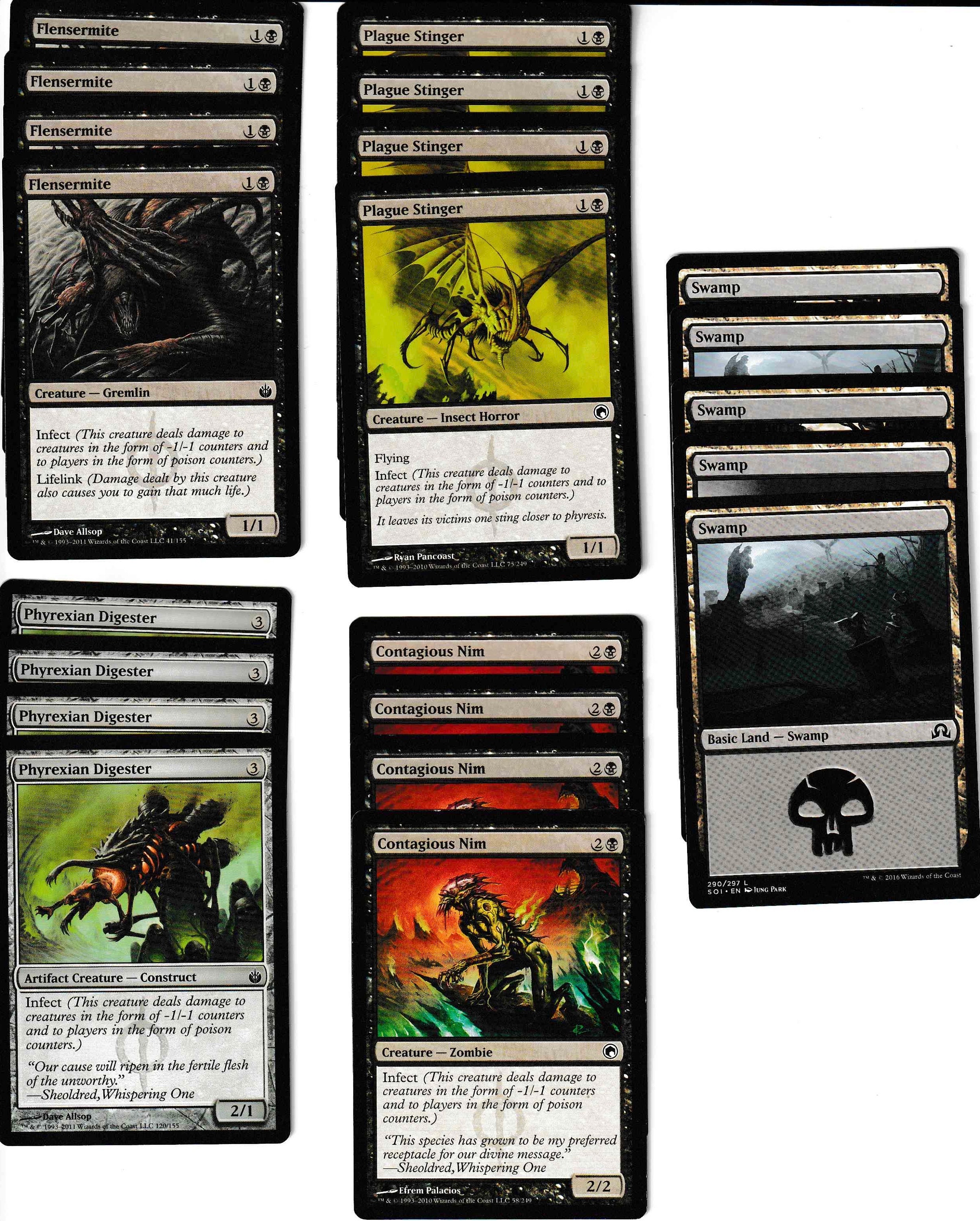 mtg infect card list Deck - Green Blue - Very Fast Poison - Pauper Legal Deck Look!! Magic the Gathering Ready to Play Infect in MTG: Rules, History,