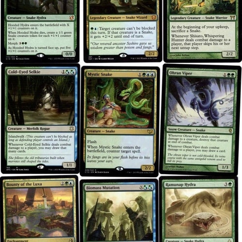 mtg snake commander deck EDH Deck Commander Helga, Skittish Seer 100 Magic  Moonveil Games Choose one  MTG Commander Deck EDH Deck