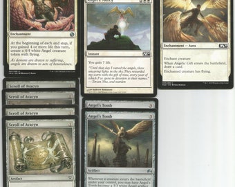 60 Card Deck - WHITE ANGELS - Ready to Play - Fun - Magic the Gathering MTG  - Etsy