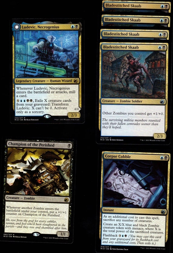 Undead!-zombies- 60 Card Magic the Gathering Deck-rares-rtp-casual-fun-mtg-flip  Ready to Play - Etsy