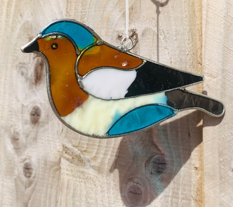 British Bird Suncatchers Robin Kingfisher Woodpecker Etsy