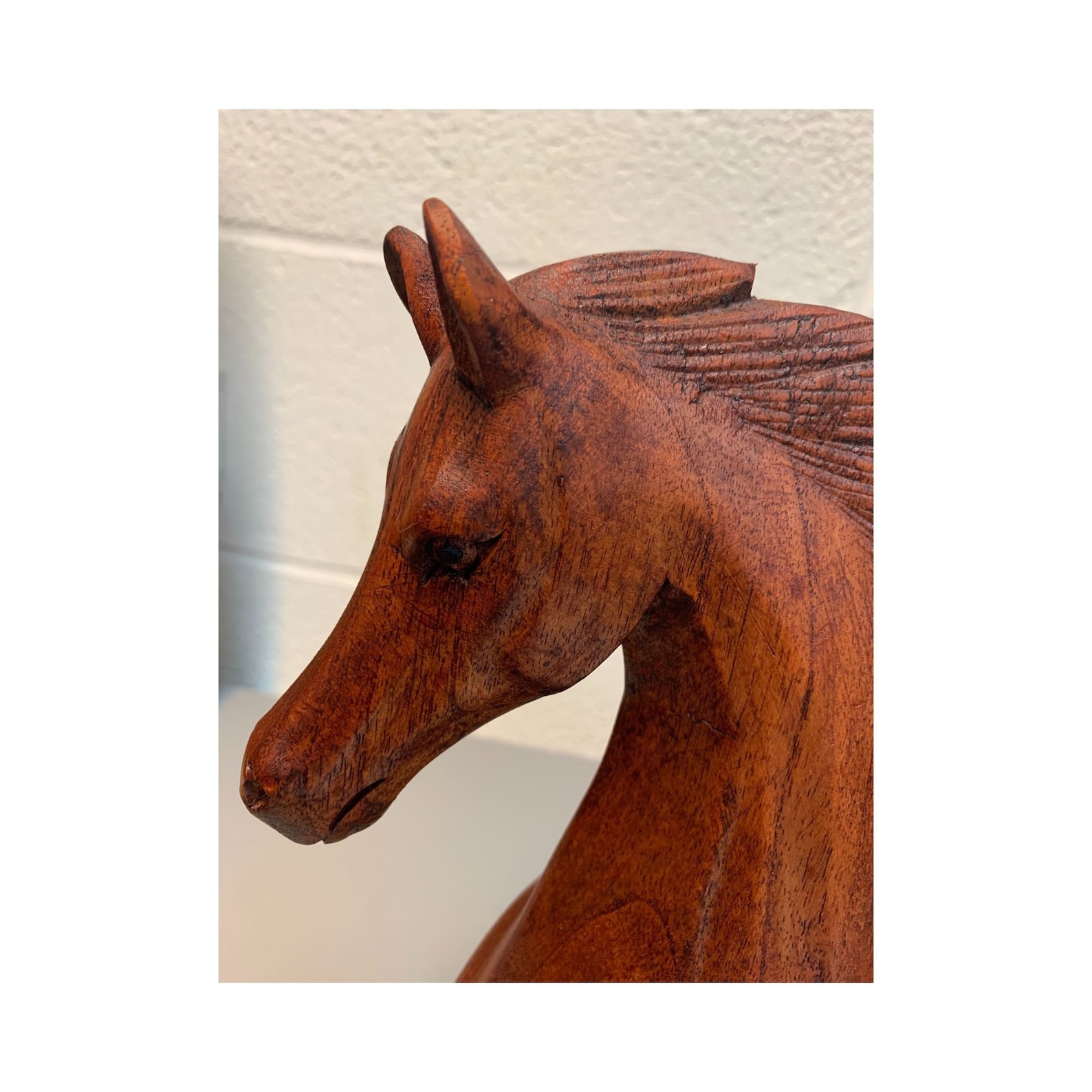 Wooden Horse Head Ornament Fair Trade Wooden Carvings Etsy UK