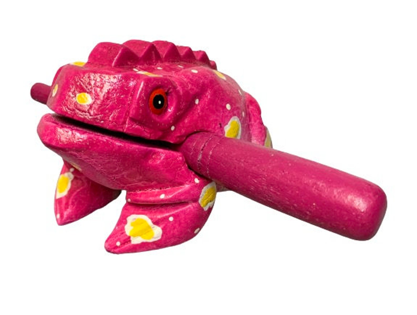 Frog Guiro Musical Percussion Instrument Wooden Hand Carved Etsy UK