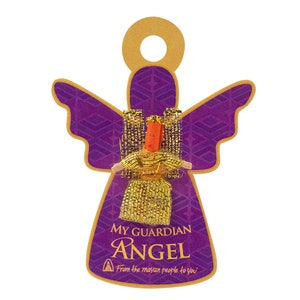 Guardian Angel Worry Dolls Fairtrade Guatemalan Christmas Tree Decoration Hanging Handmade gift Mayan