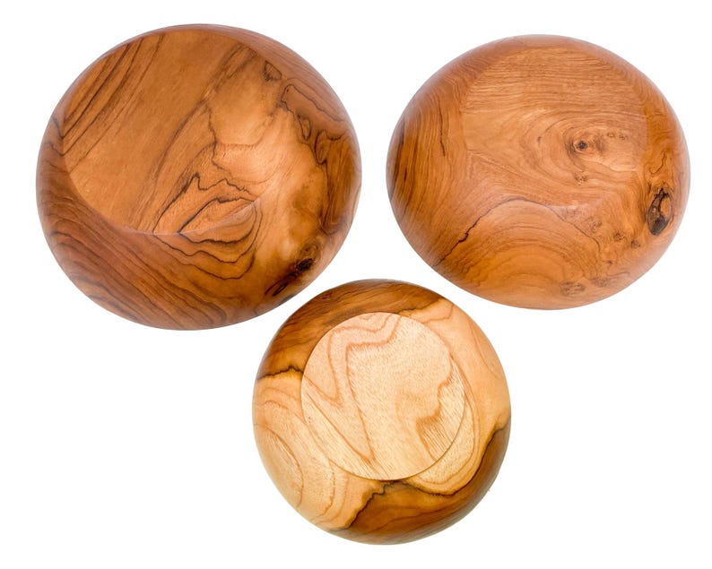 MyFamilyHouse Teak Wood Bowl - Thumbnail 5