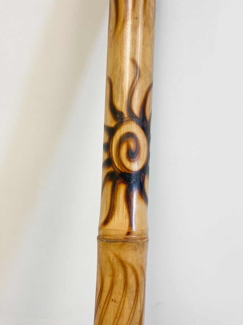 Sun Musical Instruments Didgeridoo Sun Design Musical Instrument Burnt Sunburst Fair Trade ...