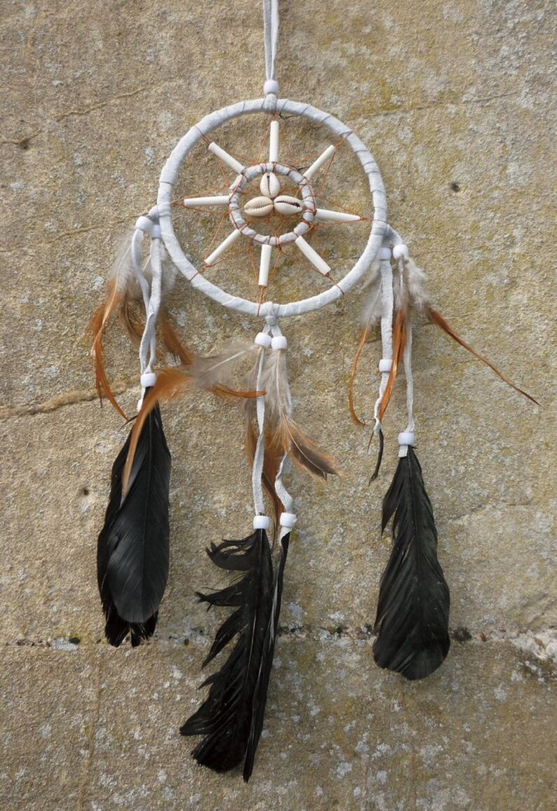Dreamcatcher Mobile Cowrie Shells Feather /& Beads Pendant Wall Decoration Dream Catcher Choice Gift