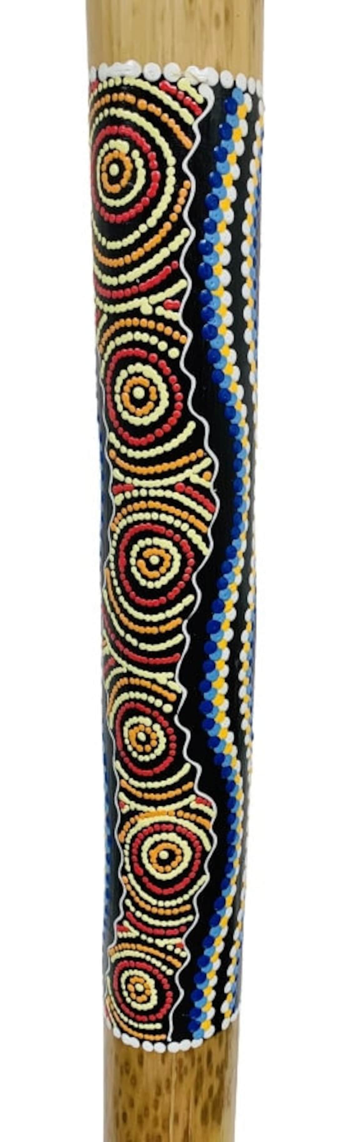 Didgeridoo Dot Painted Design Musical Instrument Bamboo Hand Etsy UK