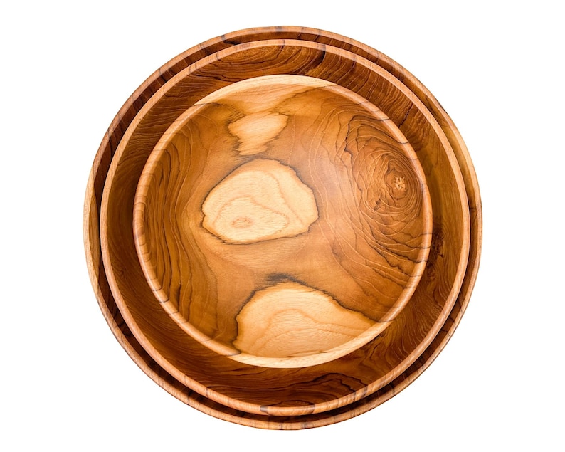 MyFamilyHouse Teak Wood Bowl - Thumbnail 3