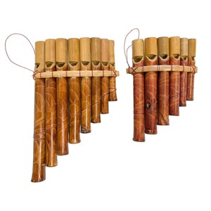 Bamboo Pan Flute - Various Sizes Instrument Hand Made Fair Trade Panpipes