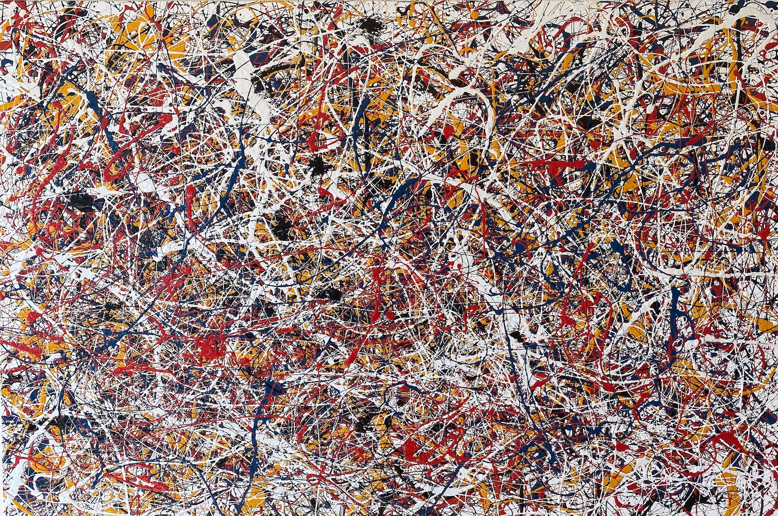JACKSON POLLOCK XXL Extra große OriginalGemälde auf Leinwand Etsy